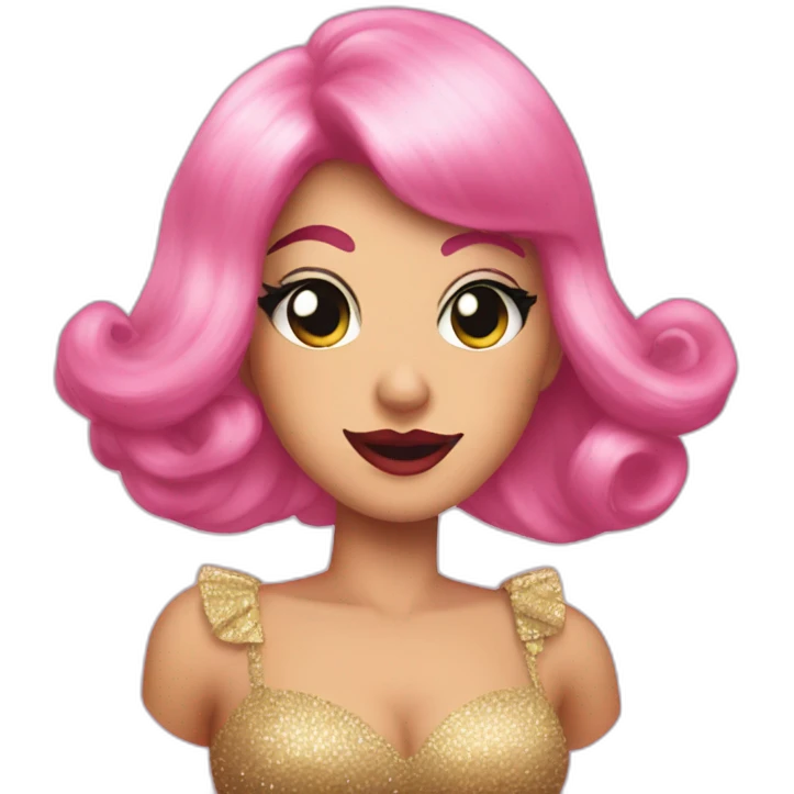 Kirby drag queen emoji