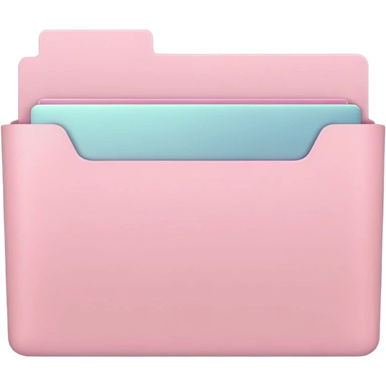 pastel pink empty folder for macbook app aesthetic emoji