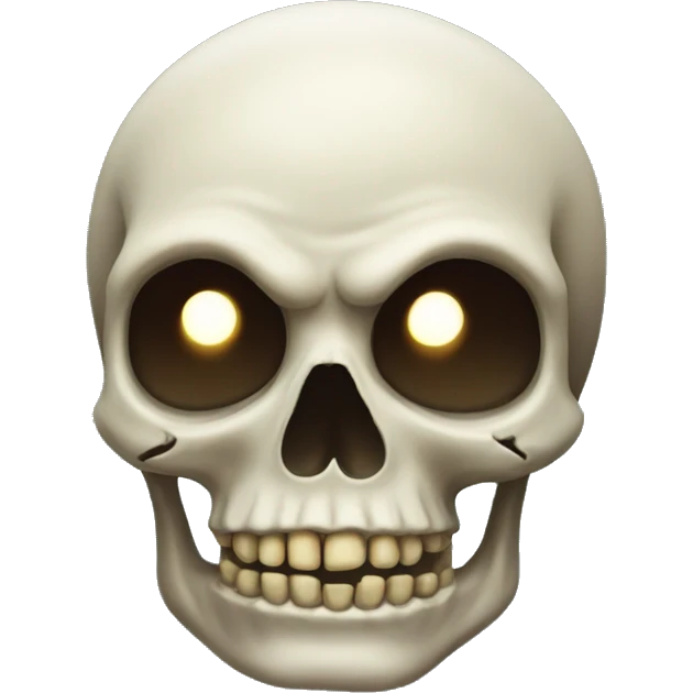 extra cursed skull emoji