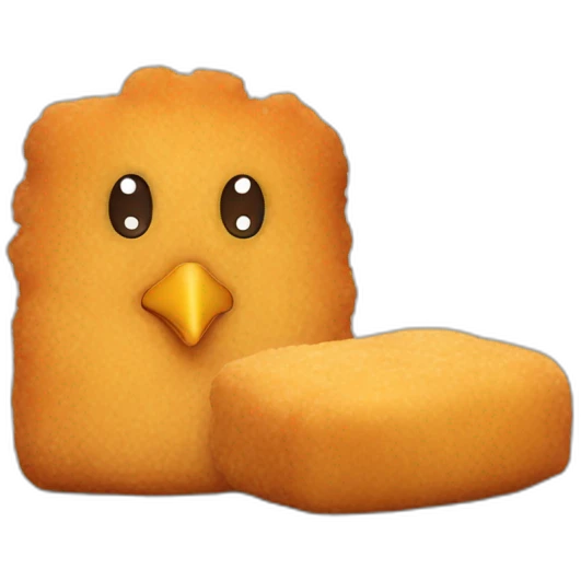Chicken nugget emoji