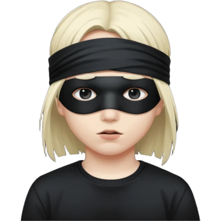 blindfolded emo emoji