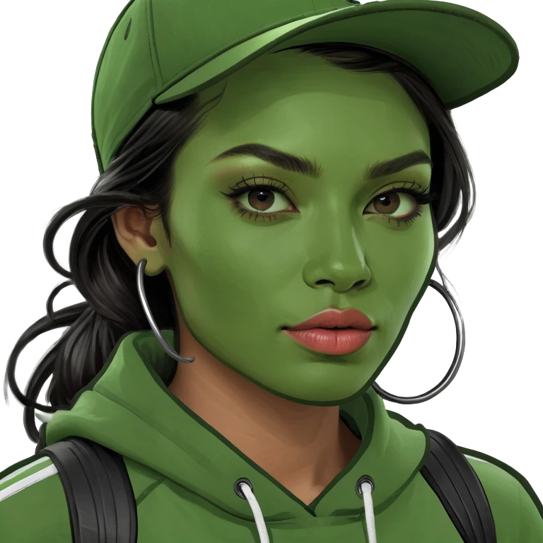 Tefi Valenzuela Peru Instagram Model traveling with Josh King Madrid hyper realistic  emoji