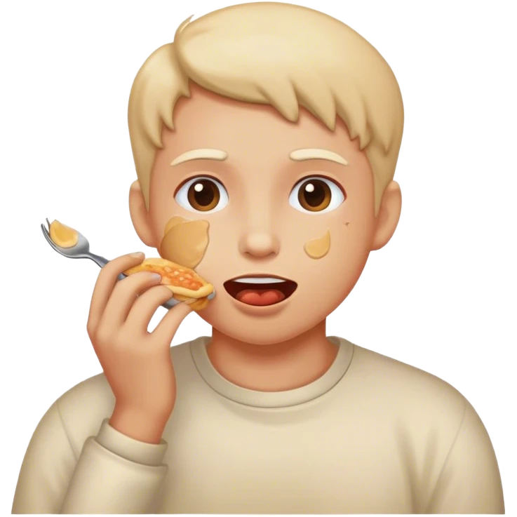 Eating face  emoji