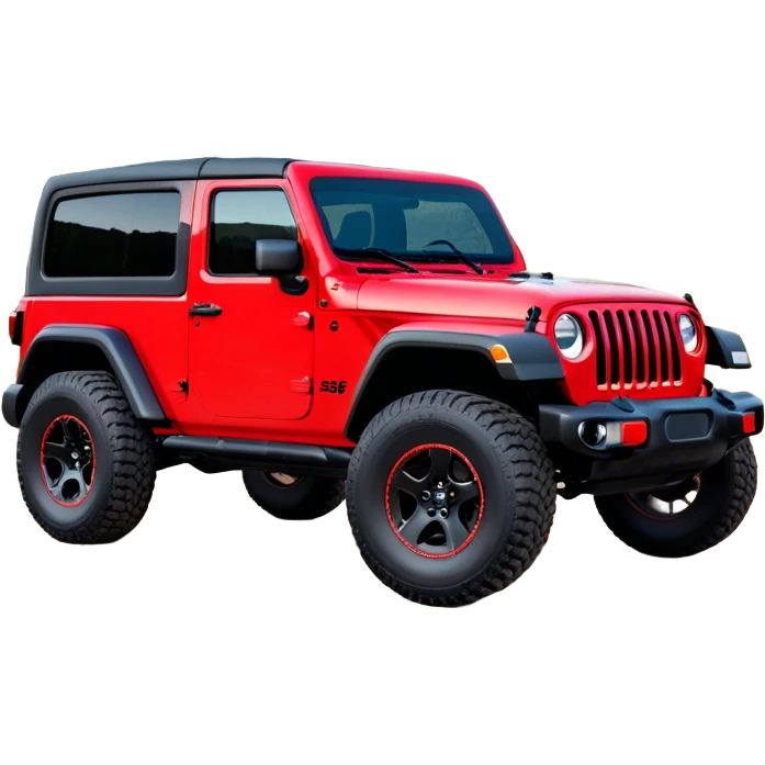 Jeep Wrangler - Jeep (Model Year: 2022) (Iconic colour: Red) emoji