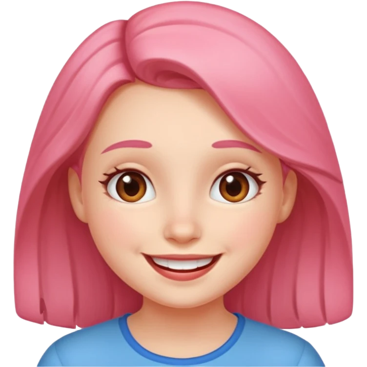 a girl genuinely feeling happy so so so much emoji