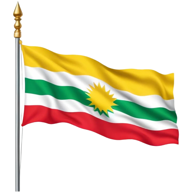 Kurdistan flage emoji