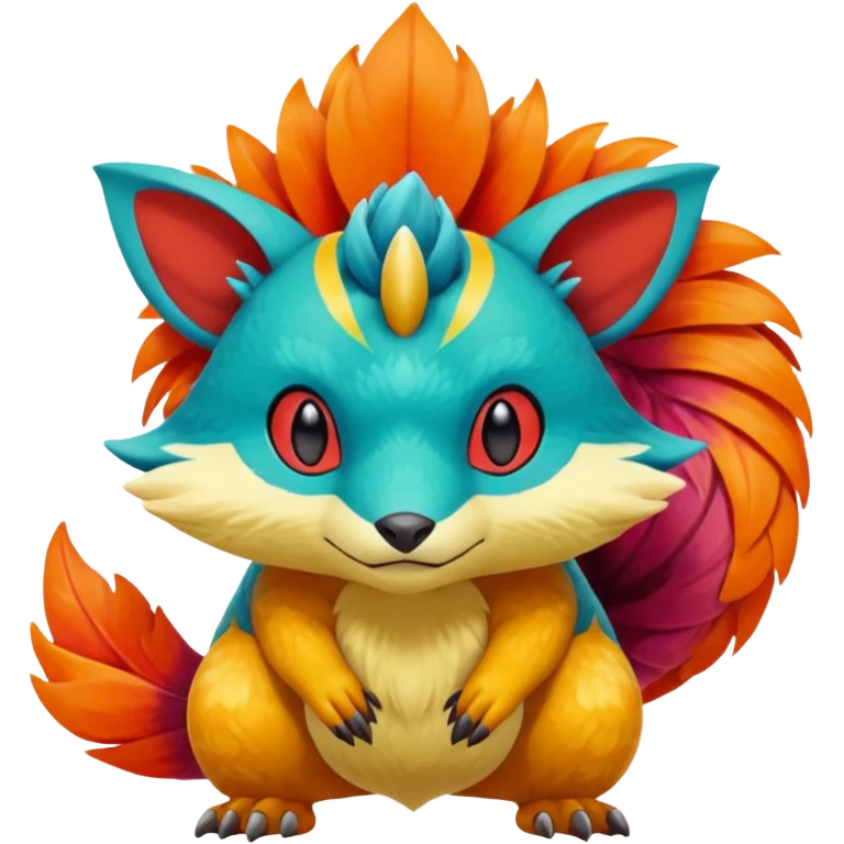  exotic tropical Fakémon-Pokémon-Vernid-creature emoji