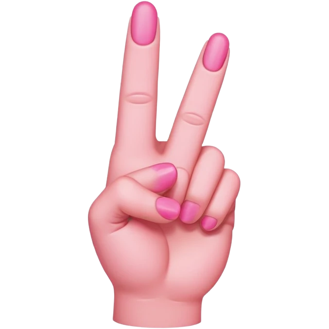pink middle finger emoji