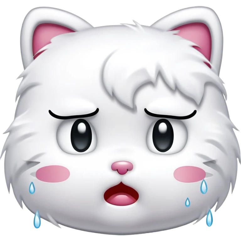 hello kitty crying emoji
