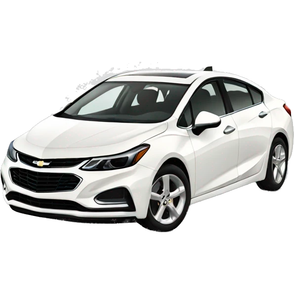 White Chevrolet cruze car emoji