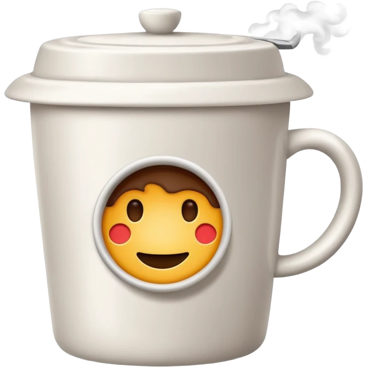 coffee cup with closed lid emoji