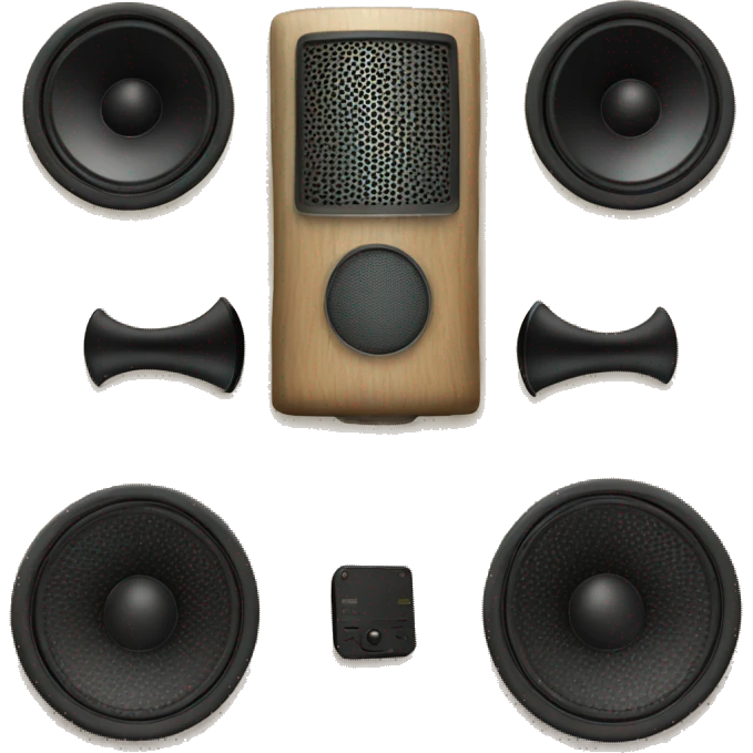 Music speakers  emoji