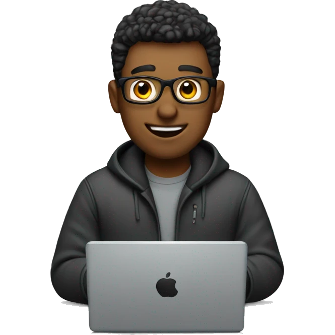 IT guy with a laptop emoji