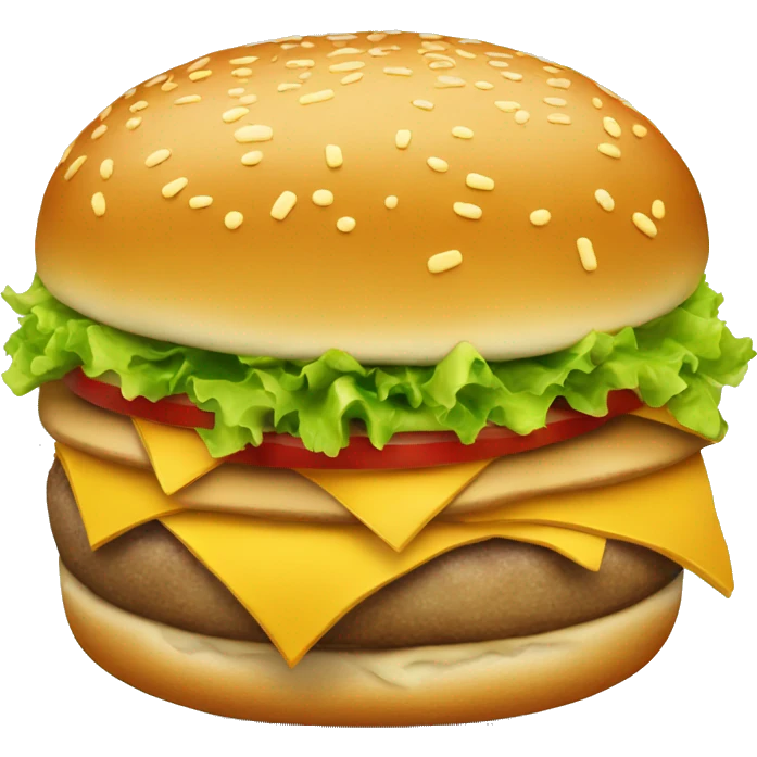 big cheeseburger emoji