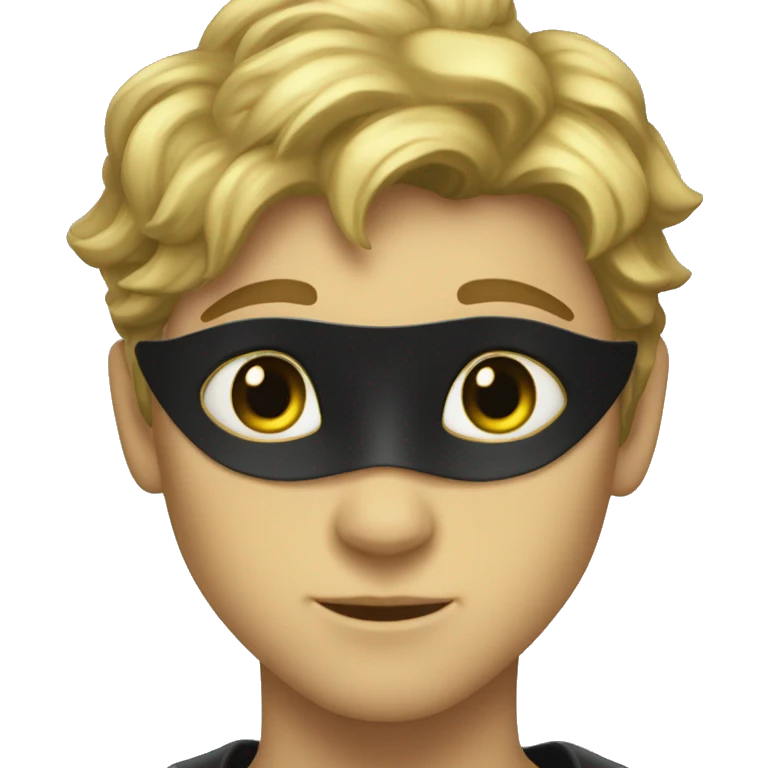 Chat noir au yeux verts  emoji