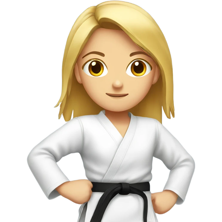 girl karate emoji