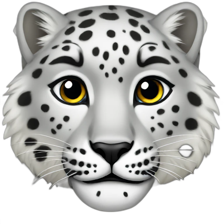 snow leopard emoji