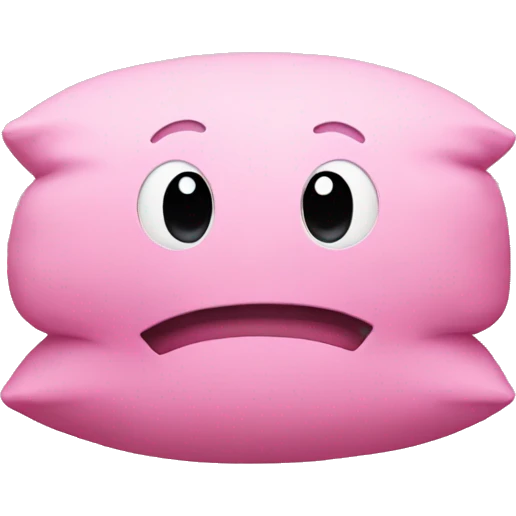Pink pillow emoji