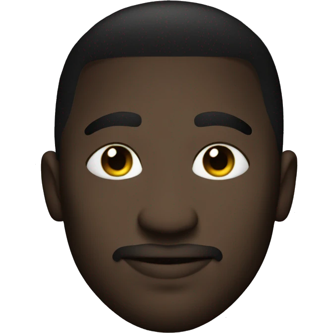 Man with I love Akon sign emoji