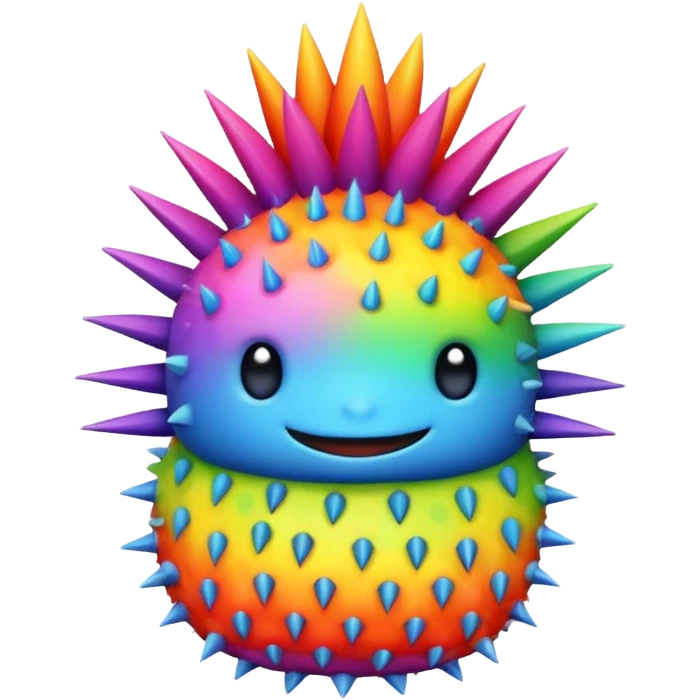 Regenbogen Kaktus  emoji
