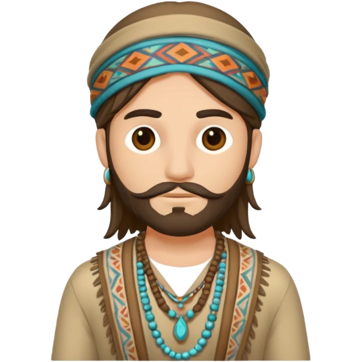 boho fashion man emoji