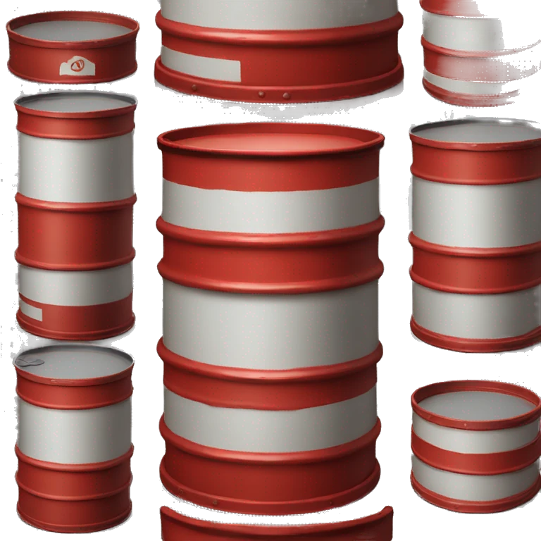 red oil drum realistic emoji