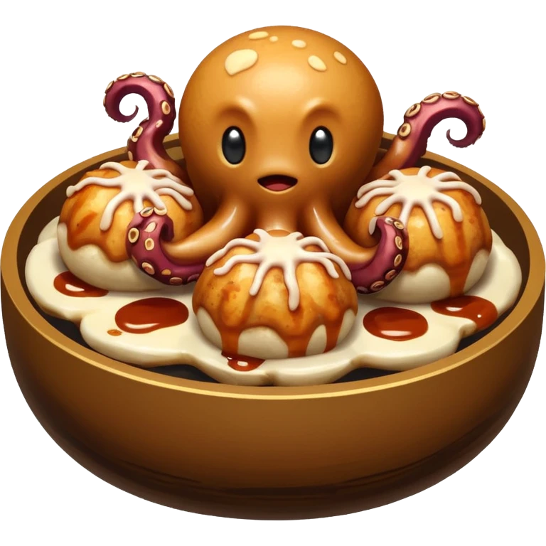 ONLY  ONE Takoyaki ball emoji