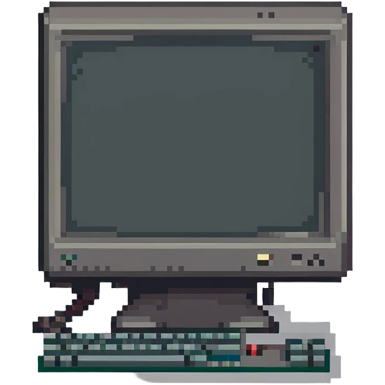 Old computer monitor emoji
