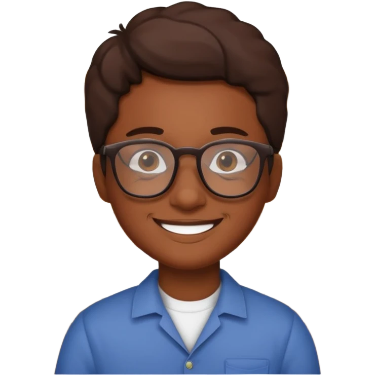 grown  2D line-drawn character + small shop emoji