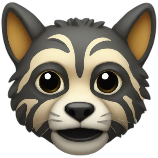 Mask animal emoji