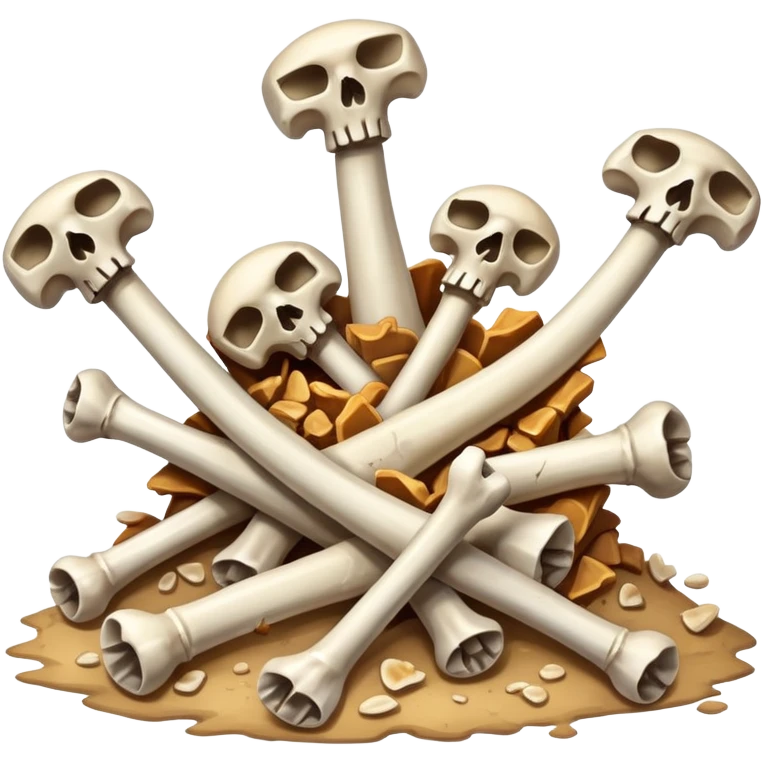 pile of bones emoji