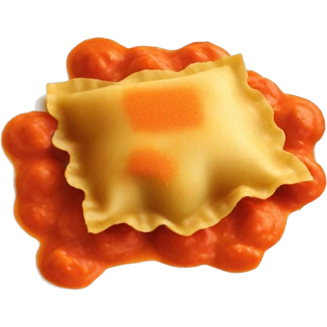Spicy vodka sauce ravioli emoji
