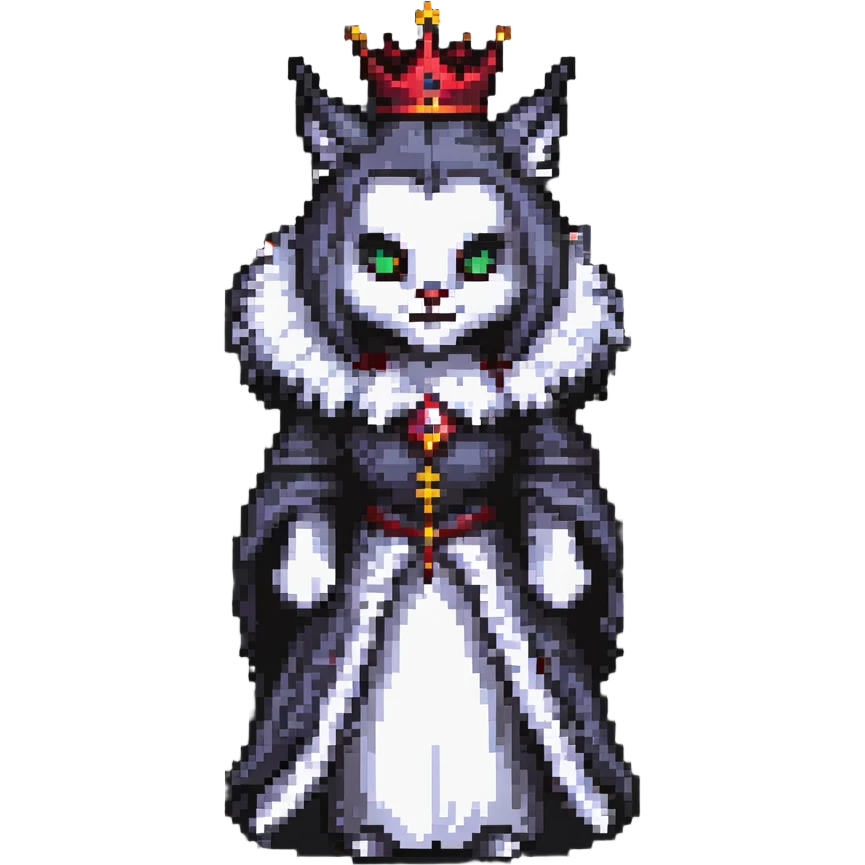 evil fur queen emoji