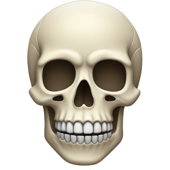skull facing down emoji