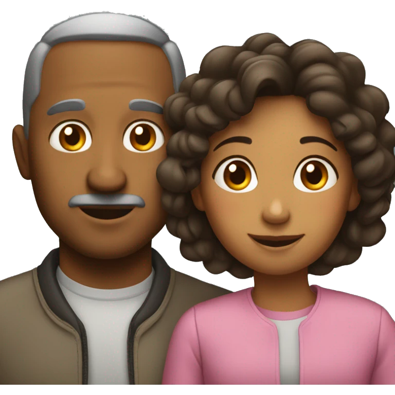 father mother and daughter emoji