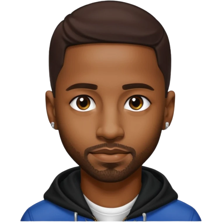 Big Sean with dark brown hair emoji