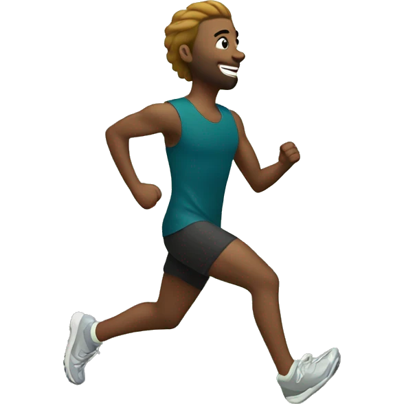Running in the woods emoji