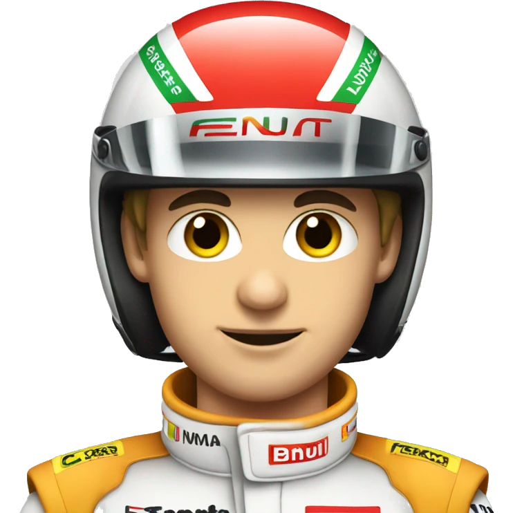F1 driver in car  emoji