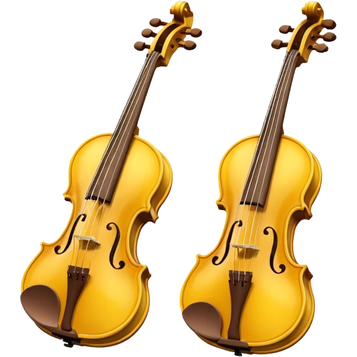 yellow violins emoji