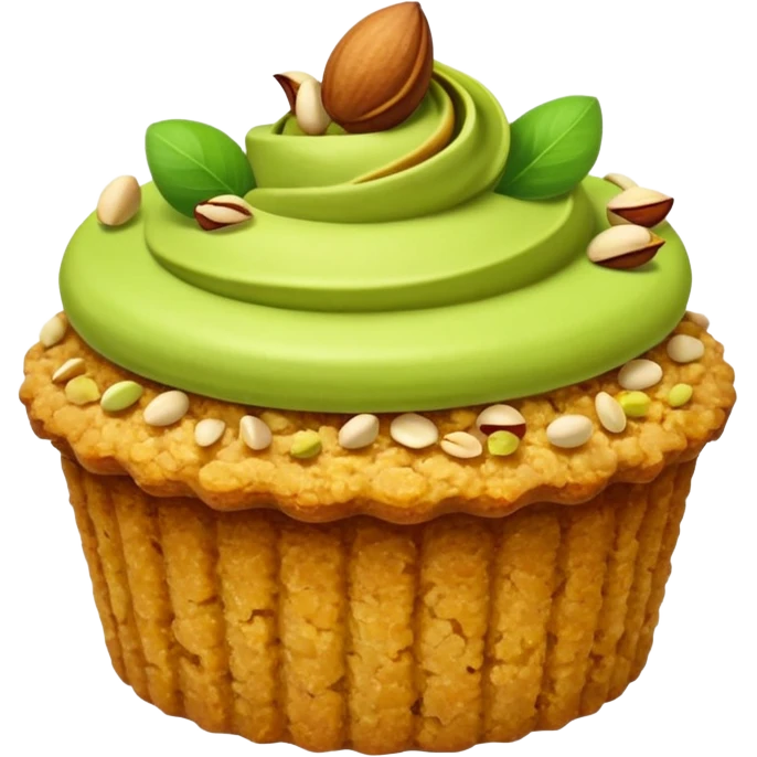 Pistachio Crumble Cakes emoji