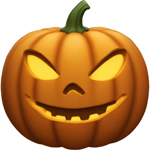 Big pumpkin carved emoji