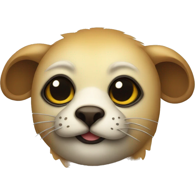 cute masked animal critter emoji
