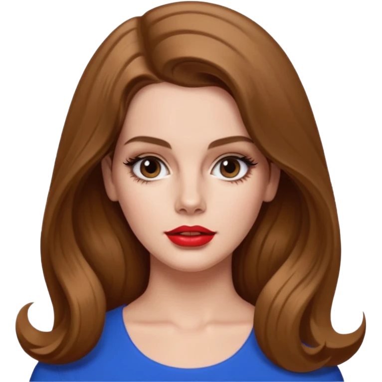 Lana del rey hairflip emoji
