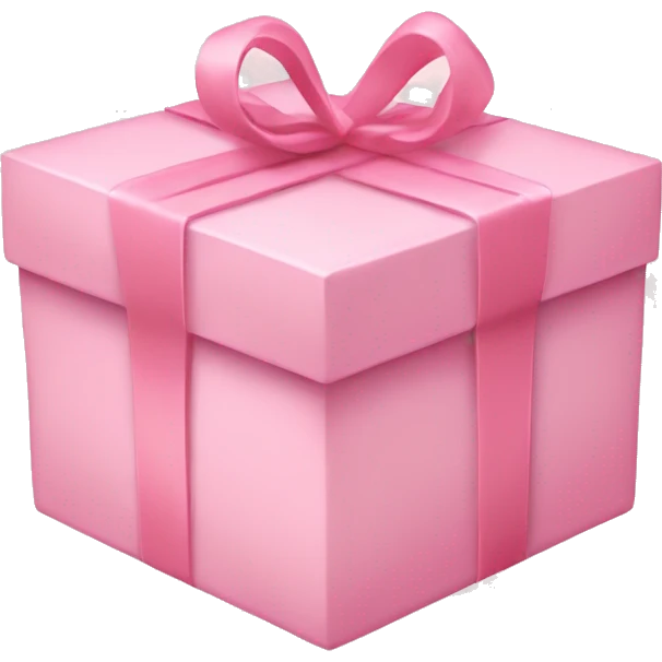 Light pink heart-shaped gift box emoji