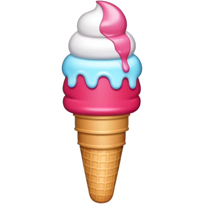 lipstick with ice cream  emoji