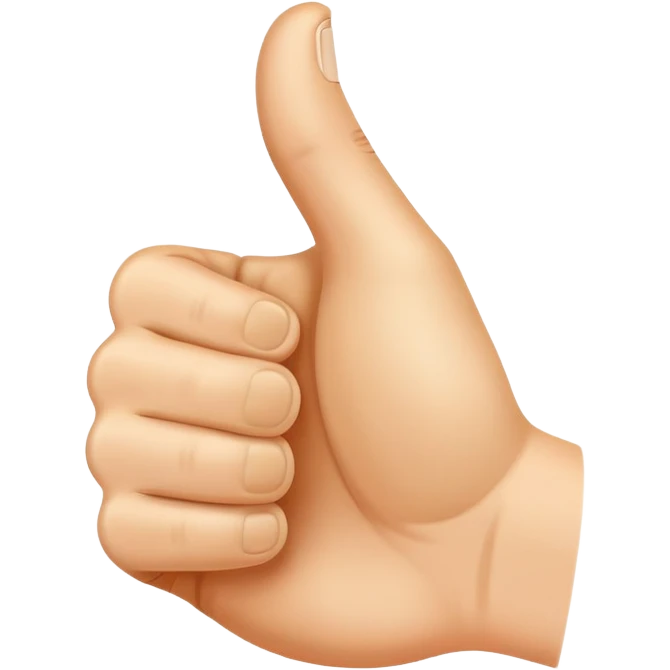 thumbs up emoji