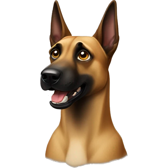 malinois dog méchant emoji