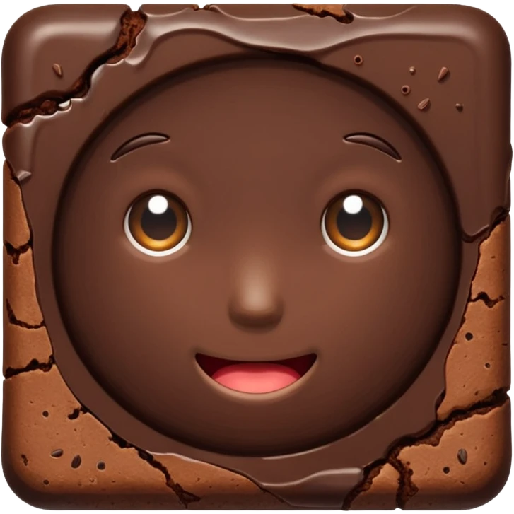 Chocolate Brownie emoji