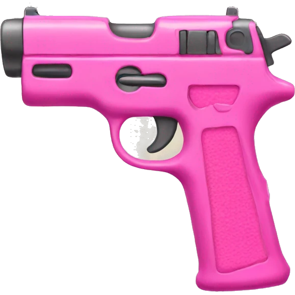 pink gun emoji