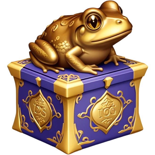 Chocolate frog box emoji